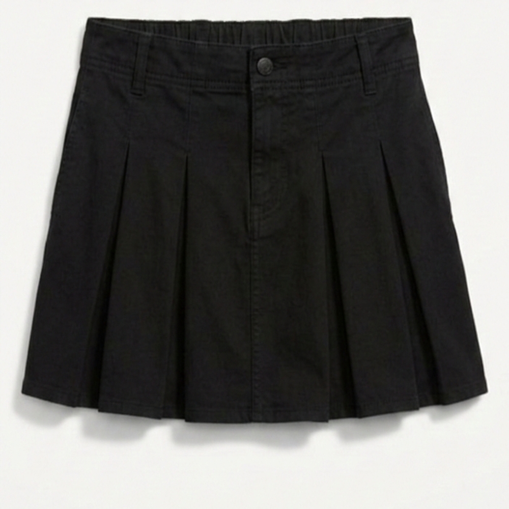 Old Navy Black Pleated Skirt